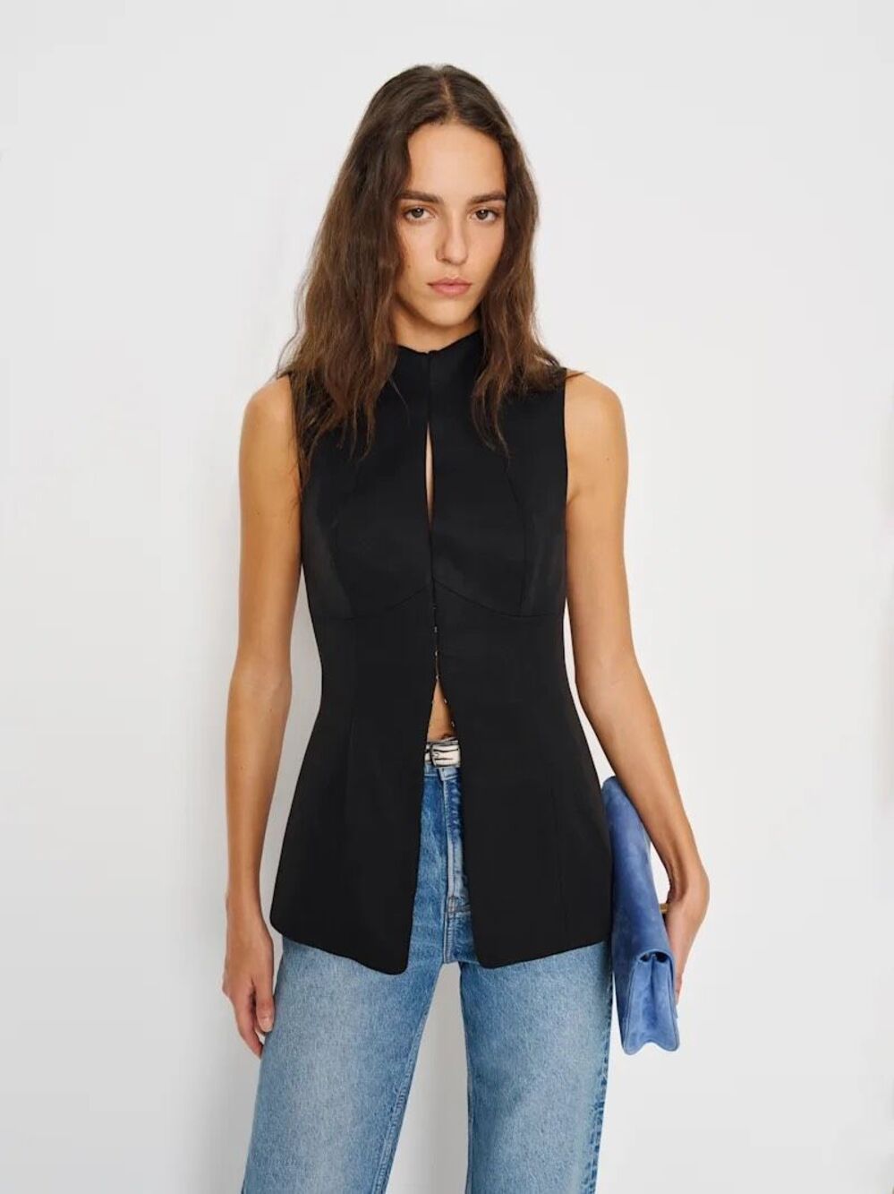 Reformation Esena Top | Black in 10